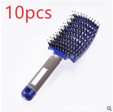 Hairbrush Anti Klit Brushy Haarborstel Women Detangler Hair Brush Bristle Nylon Scalp Massage  Teaser Hair Brush Comb