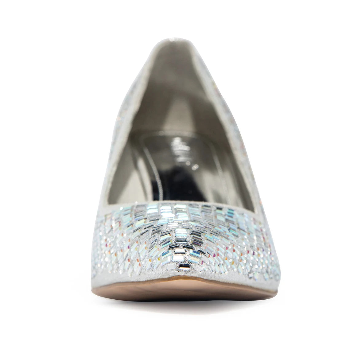 Omine Silver Sparkle Stilettos