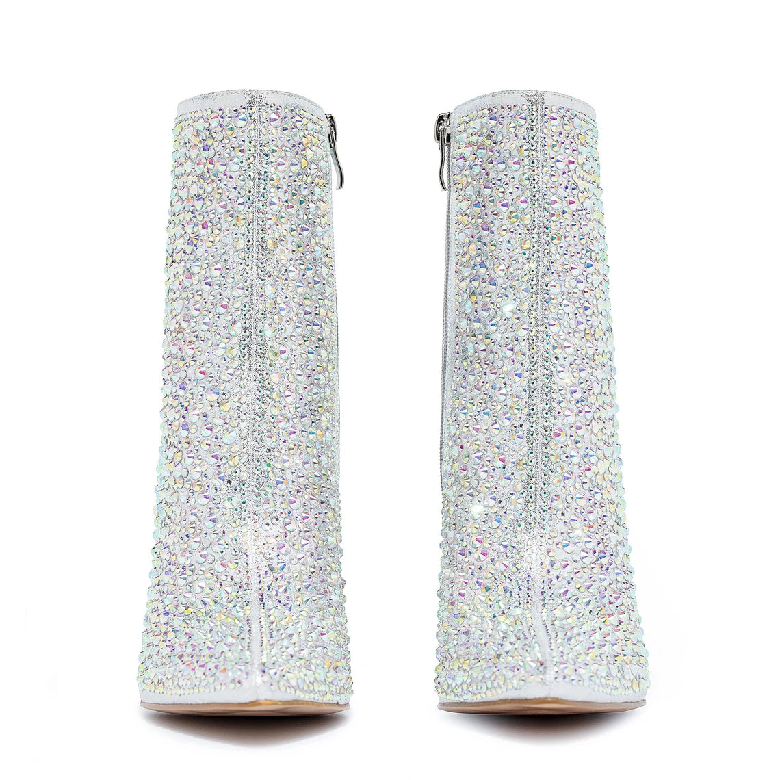 Omine Diamond Sparkle Embroidered Cowgirl Boots