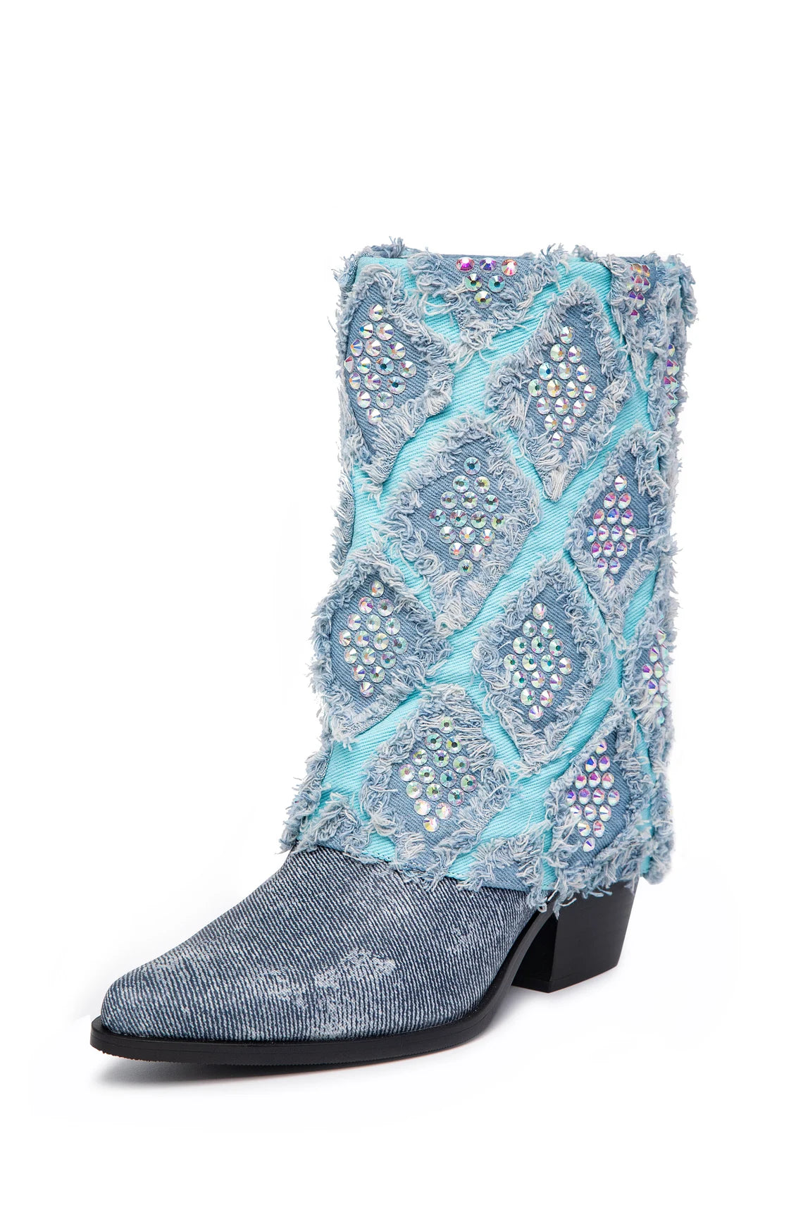 Omine Denim Dazzle Cowboy/girl Boots