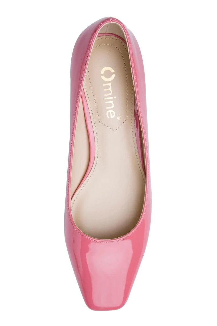 Omine Womens Low Heel Dress Shoes